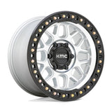 KMC KM549 GRS Wheels in machined with satin black lip