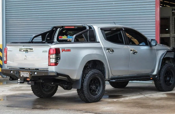 Piak Rear Bar MR Triton with Towbar & Side protection - Mitsubishi ...