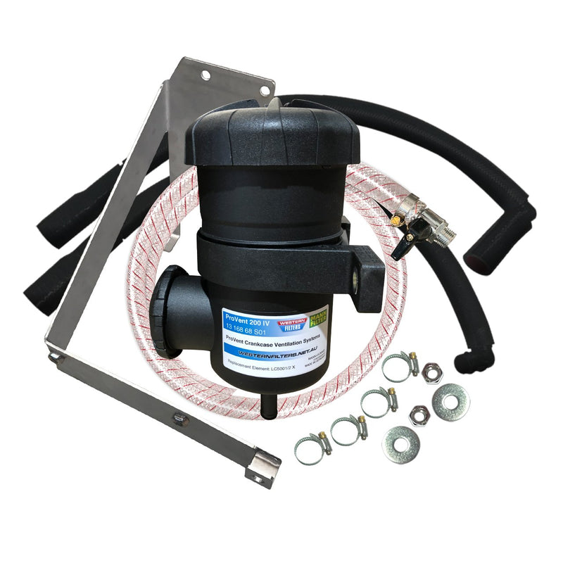 ProVent Oil Catch Can Dual Bracket Kit suits Ford Ranger PX1, PX2, Wildtrak 2011-2015, Mazda BT50 UP TX 2011-2020