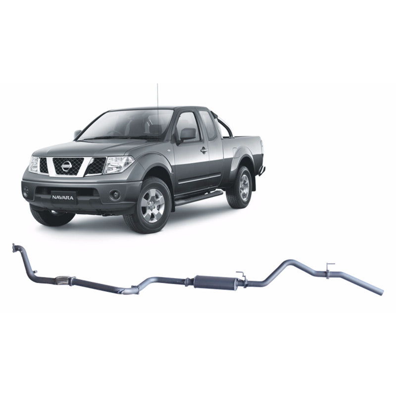 Redback Extreme Duty Exhaust with Muffler for Nissan Navara D40 2.5L (01/2007 - 2015)