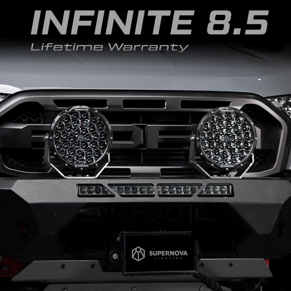 Supernova Infinite 8.5 Inch LED Driving Light Next Gen Ford Ranger
