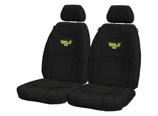 Universal Neoprene Seat Cover - Black Fronts