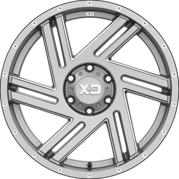 XD835 by KMC 18x9 Satin Grey Milled Wheel | Shop Wheels at Brixton 4x4